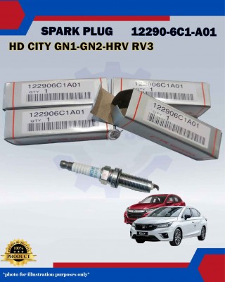 Honda Double Iridium Spark Plug-Honda City GN1-HRV RV5-City T00-12290-6C1-A01-DILZKAR7D11S