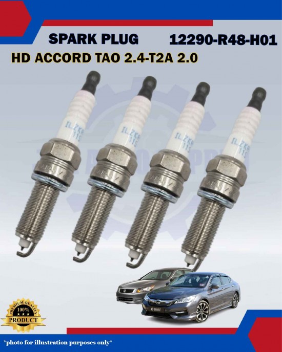 Honda Iridium Spark Plug-Honda Accord TAO-T2A-Odyssey RB1-Civic FC5-12290-R48-H01-ILZKR7B11S