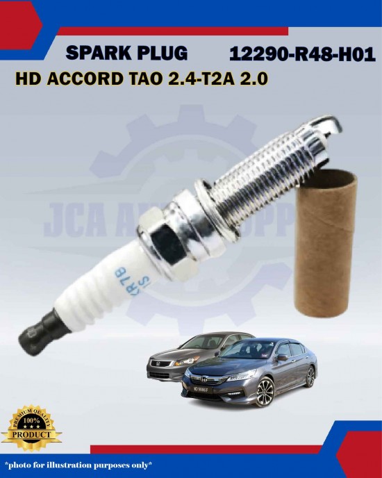 Honda Iridium Spark Plug-Honda Accord TAO-T2A-Odyssey RB1-Civic FC5-12290-R48-H01-ILZKR7B11S