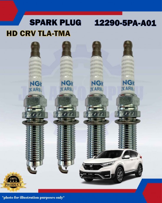Honda Iridium Spark Plug-Honda CRV TLA 1.5cc Turbo-TMA 1.5cc Turbo-12290-5PA-A01-ILZKAR8J8SY