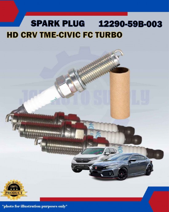 Honda Iridium Spark Plug-Honda CRV TME-Civic TEA-FC Turbo-Jade 1.5cc-12290-59B-003-ILZKAR8H8S Honda Iridium Spark Plug-Honda CRV TME-Civic TEA-FC Turbo-Jade 1.5cc-12290-59B-003-ILZKAR8H8S