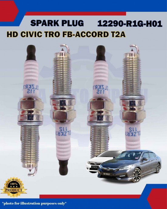 Honda Super Iridium Spark Plug-Honda Civic FB-Accord T2A-CRV TOA-12290-R1G-H01-SILZKR7C11S Honda Super Iridium Spark Plug-Honda Civic FB-Accord T2A-CRV TOA-12290-R1G-H01-SILZKR7C11S