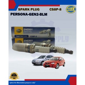 Spark Plug Set (4pcs)-Proton Persona-GEN2 Campro-Saga BLM-FLX-Exora CPS-Waja Campro-Preve-CS8P-8