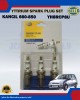 Spark Plug Yttrium Set (3pcs)-Perodua Kancil 650-850-Daihatsu Charade 1.0cc-Suzuki Swift 1.0cc-YH8RCP8U