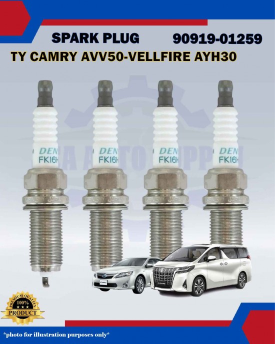 Toyota Double Iridium Spark Plug-Toyota Camry AVV50-Vellfire AYH30-Lexus ASV60-90919-01259-FK16HRA8 Toyota Double Iridium Spark Plug-Toyota Camry AVV50-Vellfire AYH30-Lexus ASV60-90919-01259-FK16HRA8