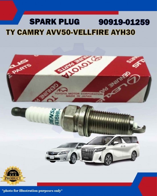 Toyota Double Iridium Spark Plug-Toyota Camry AVV50-Vellfire AYH30-Lexus ASV60-90919-01259-FK16HRA8 Toyota Double Iridium Spark Plug-Toyota Camry AVV50-Vellfire AYH30-Lexus ASV60-90919-01259-FK16HRA8