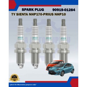 Toyota Double Iridium Spark Plug-Toyota Sienta NHP170-Prius NHP10-Corolla-Vitz-90919-01284-FK16BR-AL8