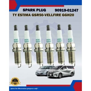 Toyota Double Iridium Spark Plug-Toyota Estima GSR50-Vellfire GGH20-Lexus IS250-90919-01247-FK20HR11