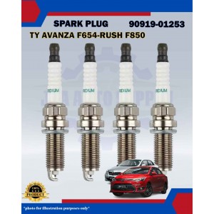 Toyota Iridium Spark Plug-Avanza F65-Altis ZRE141-Yaris NSP151-Sienta NSP170-Wish ZGE20-Prius Hybrid-Harrier ZSU60W-90919-01253-SC20HR11