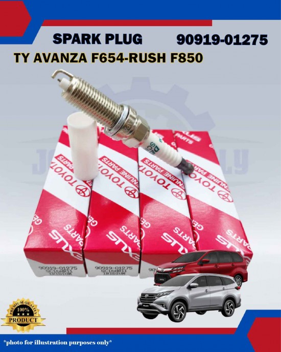 Toyota Iridium Spark Plug-Avanza F653-Rush-Altis-Bezza 1.3cc-Aruz-1.3cc-90919-01275-SC16HR11-IXEH20TT Toyota Iridium Spark Plug-Avanza F653-Rush-Altis-Bezza 1.3cc-Aruz-1.3cc-90919-01275-SC16HR11-IXEH20TT