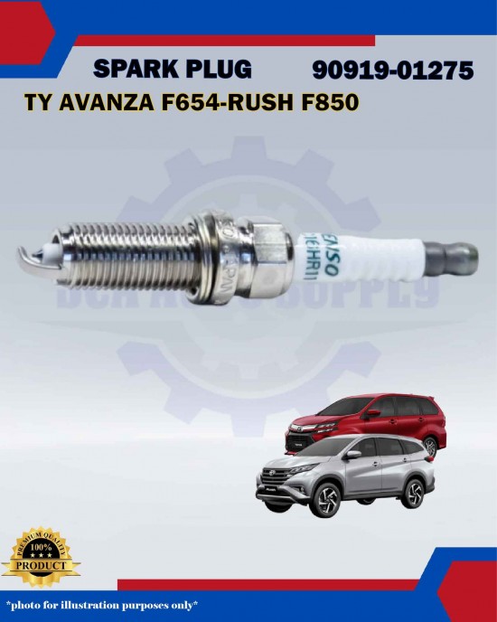 Toyota Iridium Spark Plug-Avanza F653-Rush-Altis-Bezza 1.3cc-Aruz-1.3cc-90919-01275-SC16HR11-IXEH20TT Toyota Iridium Spark Plug-Avanza F653-Rush-Altis-Bezza 1.3cc-Aruz-1.3cc-90919-01275-SC16HR11-IXEH20TT