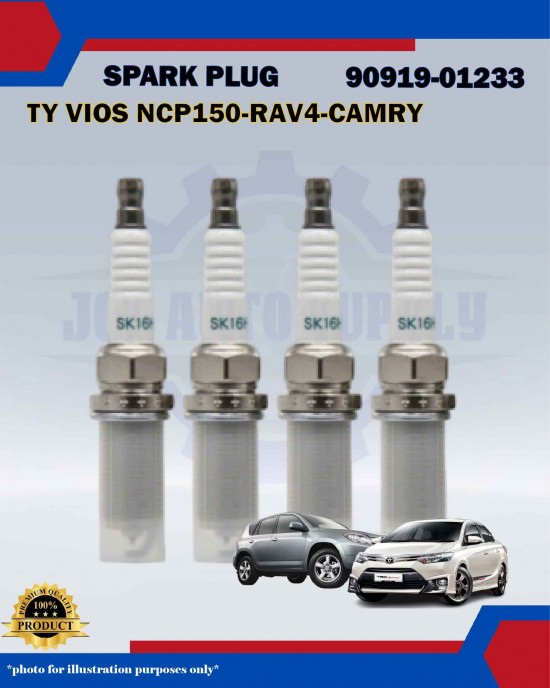 Toyota Iridium Spark Plug-Toyota Vios NCP150-Camry ASV50-Vellfire AGH30-90919-01233-SK16HR11 Toyota Iridium Spark Plug-Toyota Vios NCP150-Camry ASV50-Vellfire AGH30-90919-01233-SK16HR11