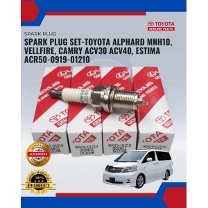 Toyota Alphard MNH10.Vellfire.Camry ACV30.ACV40.Estima ACR50 Spark Plug Set-0919-01210-SK20R11