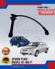 Plug Cable-Kia Sephia 1.5 97Y-NEUGDA-01Y 0K2A3-18-160-P Spark Plug & Plug Cables image