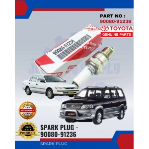 Spark Plug (W16EXR-U11)-Toyota Unser–Corolla-TOYOTA-90080-91236