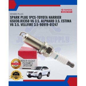 Toyota Harrier.Alphard.Estima.Fortuner.Innova Original Irridium Spark Plug Set-90919-01247-FK20HR11