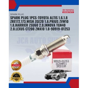 Toyota Lexus NX200. Altis ZRE142. Harrier ZSU60.Vios NCP150.Wish ZGE20. Yaris NSP151 Original Irridium Spark Plug Set-90919-01253-SC20HR11