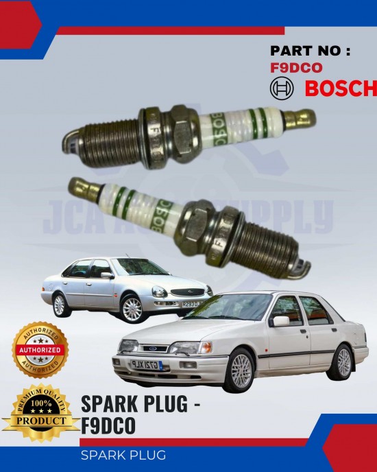 BOSCH Spark Plug - Ford Scorpio-Sierra - 4pcs - F9DCO Spark Plug & Plug Cables image