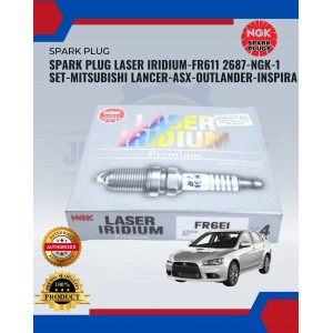 Spark Plug Laser Iridium-Mitsubishi Lancer-Asx-Outlander-Inspira-FR611 2687-NGK-1 SET