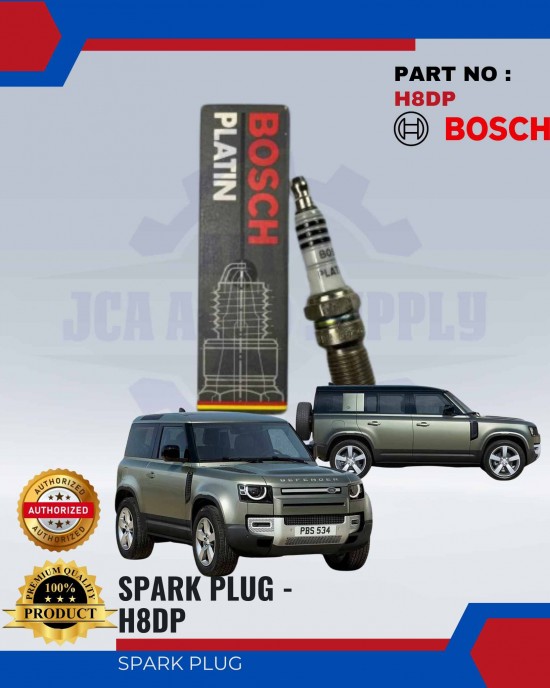 Spark Plug Platinum-Land Rover-BOSCH-1PCS-H8DP Spark Plug & Plug Cables image