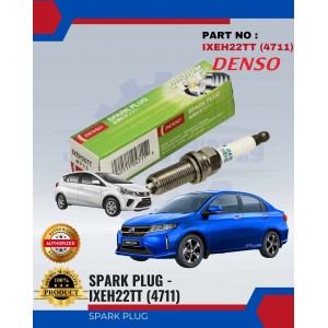 Spark Plug-Perodua Axia-Bezza-Myvi-Toyota Vios-Avanza Iridium-DENSO-IXEH20TT(4711)