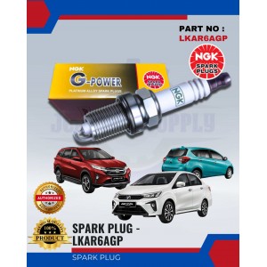 Spark Plug-Perodua Aruz-Myvi-Gen-Bezza-Toyota-Yaris-Vios-NGK G-POWER PLATINUM-LKAR6AGP(4PCS)