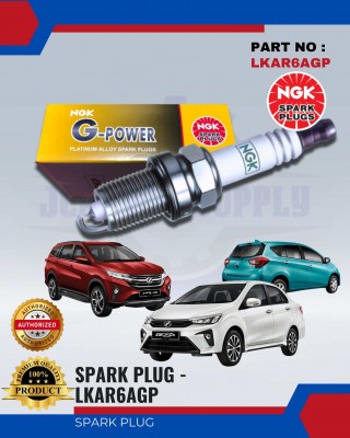 Spark Plug-Perodua Aruz-Myvi-Gen-Bezza-Toyota-Yaris-Vios-NGK G-POWER PLATINUM-LKAR6AGP(4PCS)