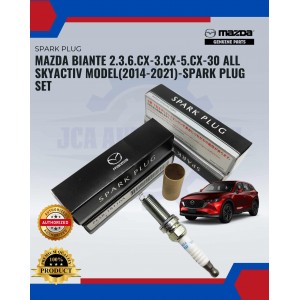 Mazda Biante-Mazda 2-Mazda 3-Mazda 6-Mazda CX-3 -CX-5-CX-30-All Skyactiv Model (2014-2021) Spark Plug Set