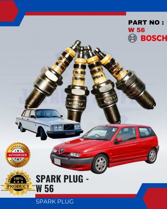 SPARK PLUG SUPER 4 BOSCH (4PCS) - ALFA ROMEO 145/146/164-VOLVO 240 - W 56 Spark Plug & Plug Cables image