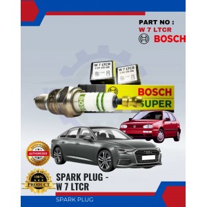 Spark Plug (4 Pieces)-Volkswagen Golf III-Audi A6-Nissan AD-BOSCH-W 7 LTCR