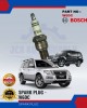 BOSCH Spark Plug - Mitsubishi-Pajero-Turbo - 4Pcs - W6DC Spark Plug & Plug Cables image