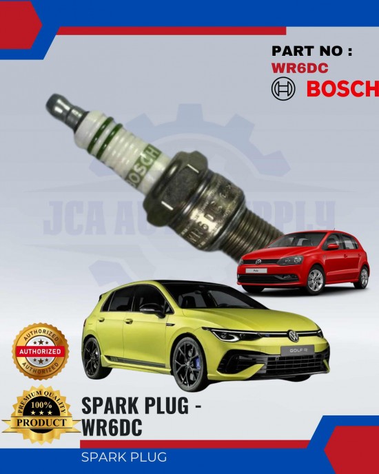 BOSCH Spark Plug - Volkswagen-Golf-Polo - 4PCS - WR6DC Spark Plug & Plug Cables image