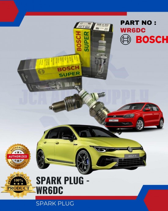 BOSCH Spark Plug - Volkswagen-Golf-Polo - 4PCS - WR6DC Spark Plug & Plug Cables image