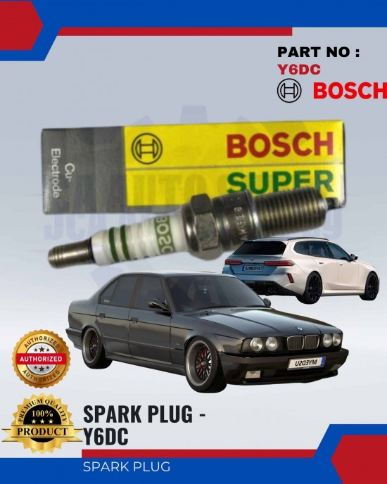 BOSCH Spark Plug - BMW E34 - M5 Touring - 4PCS - Y6DC Spark Plug & Plug Cables image