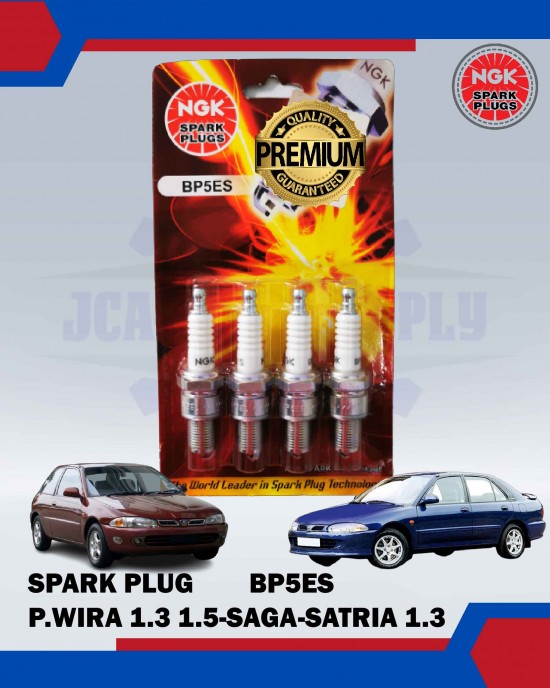 BP5ES -BP5ES-11 NGK SPARK PLUG- SAGA-WIRA Spark Plug & Plug Cables image