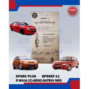 Spark Plug Set (4pcs)-Proton Waja (C)-Gen2-Satria Neo-Persona-Saga FL-FLX-NGK-BPR6EF-11