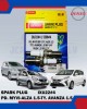 Perodua Myvi - Alza - Toyota Avanza - Rush Spark Plug - Denso - IXU22#4 (5308#4) Spark Plug & Plug Cables image