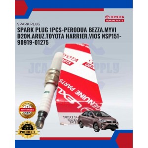 Perodua Bezza.Myvi D20N.Aruz.Toyota Harrier.Vios NSP151 Spark Plug Set- 90919-01275-SC16HR11