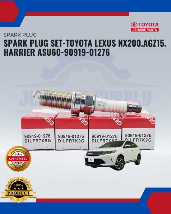 Toyota Lexus NX200.AGZ15.Harrier ASU60 Spark Plug Set-90919-01276-DILFR7K9G Spark Plug image