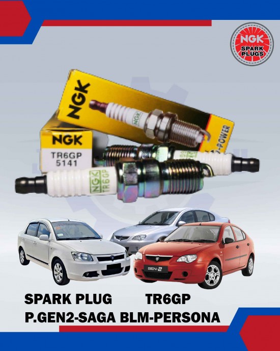 Proton GEN2 - Saga BLM - Persona Spark Plug - NGK G-POWER - TR6GP Spark Plug & Plug Cables image