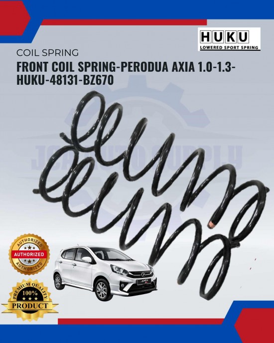 Perodua Axia-Front Coil Spring-HUKU-48131-BZ670 Coil Spring image