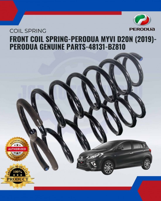 Perodua Myvi D20N Gen3 (Year 2017)-Front Coil Spring-Perodua Genuine Parts-48131-BZ810 Coil Spring image