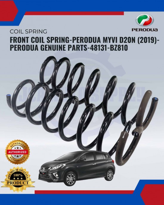 Perodua Myvi D20N Gen3 (Year 2017)-Front Coil Spring-Perodua Genuine Parts-48131-BZ810 Coil Spring image