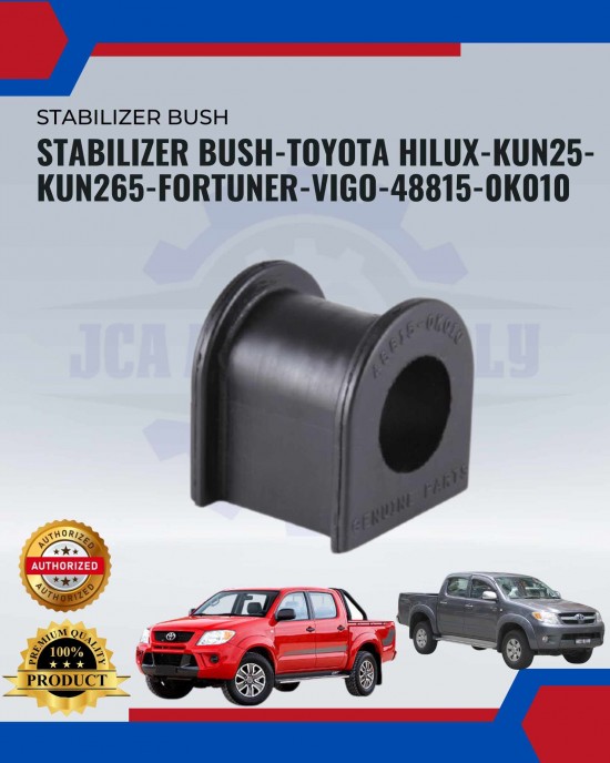 Stabilizer Bush-Toyota Hilux-Kun25-Kun265-Fortuner-Vigo-48815-0K010 Absorber-Suspension Parts image