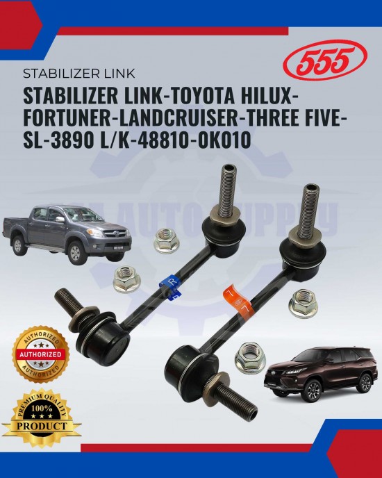 Stabilizer Link-Toyota Hilux-Fortuner-Landcruiser-Three Five-Sl-3890 L/K-48810-0K010-Per set Absorber-Suspension Parts image