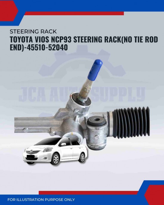 Steering Rack-Toyota Vios NCP93 (No Tie Rod End)-45510-52040-Anshin
