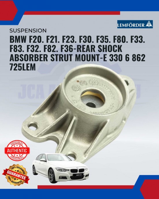 Showing image for BMW F20. F21. F23. F30. F35. F80. F33. F83. F32. F82. F36-Rear Shock Absorber Strut Mount-E 330 6 862 725LEM BMW F20. F21. F23. F30. F35. F80. F33. F83. F32. F82. F36-Rear Shock Absorber Strut Mount-E 330 6 862 725LEM Suspension Part image