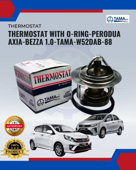 Thermostat With O-Ring-Perodua Axia-Bezza 1.0-Tama-W52DAB-88 image