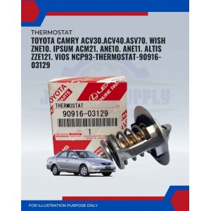 Thermostat-Toyota Camry ACV30-ACV40-ASV70-ZNE10-ACM21-ANE10-ANE11-ZZE121-Vios NCP93-90916-03129 Thermostat-Toyota Camry ACV30-ACV40-ASV70-ZNE10-ACM21-ANE10-ANE11-ZZE121-Vios NCP93-90916-03129