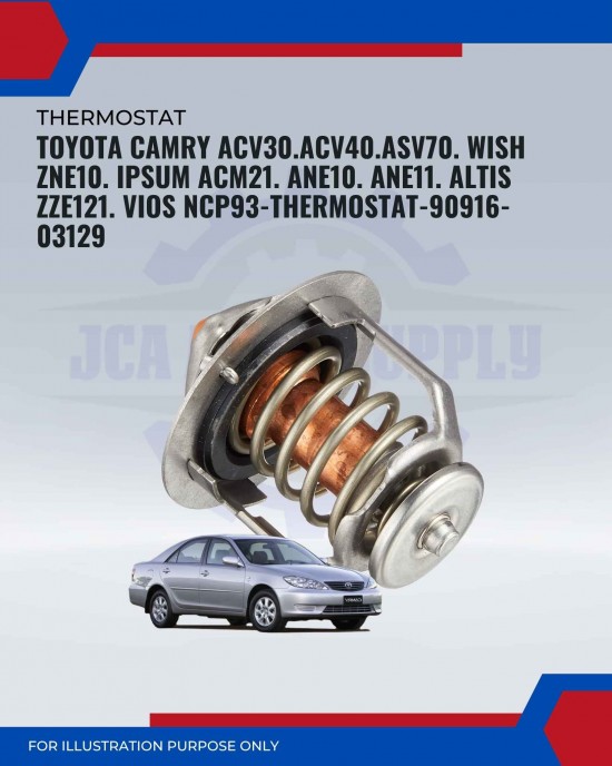 Thermostat-Toyota Camry ACV30-ACV40-ASV70-ZNE10-ACM21-ANE10-ANE11-ZZE121-Vios NCP93-90916-03129 Thermostat-Toyota Camry ACV30-ACV40-ASV70-ZNE10-ACM21-ANE10-ANE11-ZZE121-Vios NCP93-90916-03129